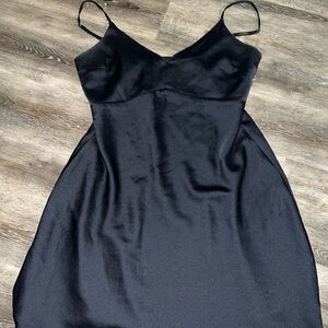 Abercrombie Black Silk Mini Dress